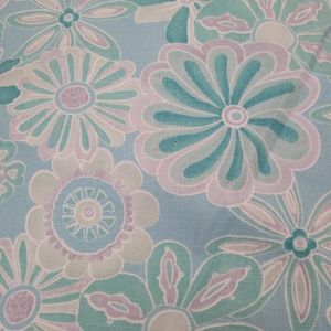 Pottery barn teen bedding duvet Aqua Floral flower print full queen size Spring
